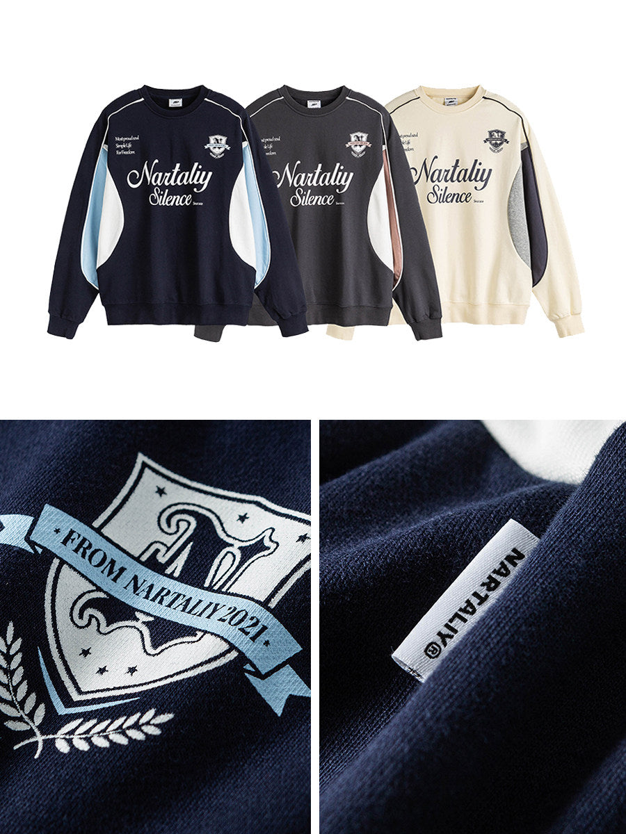 Nartaliy Silence Sweatshirt-Navy