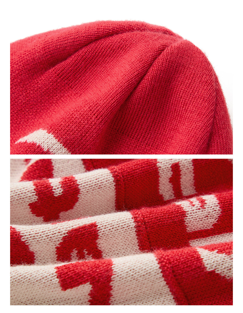 Reversible Beanie - Red
