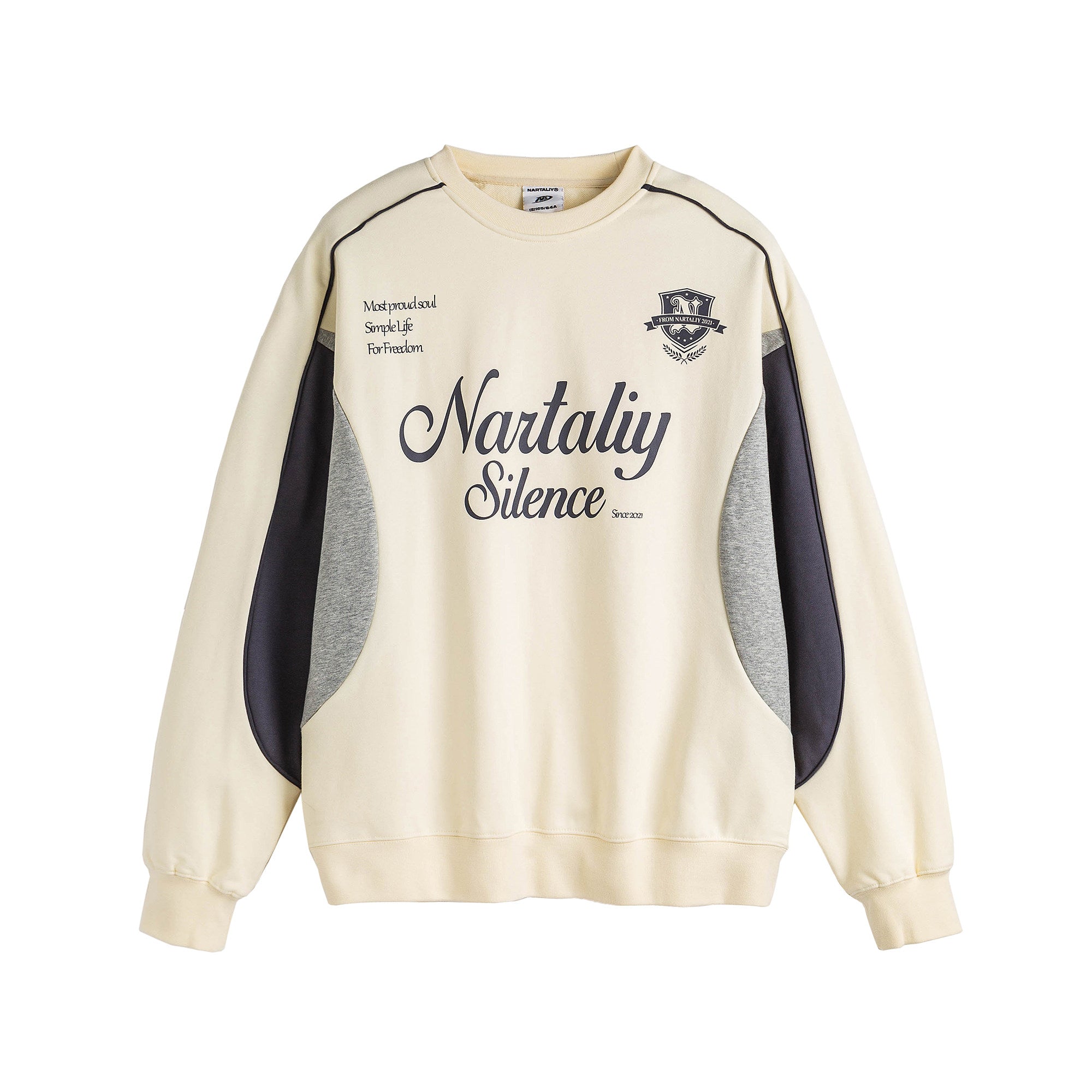 Nartaliy Silence Sweatshirt-Beige
