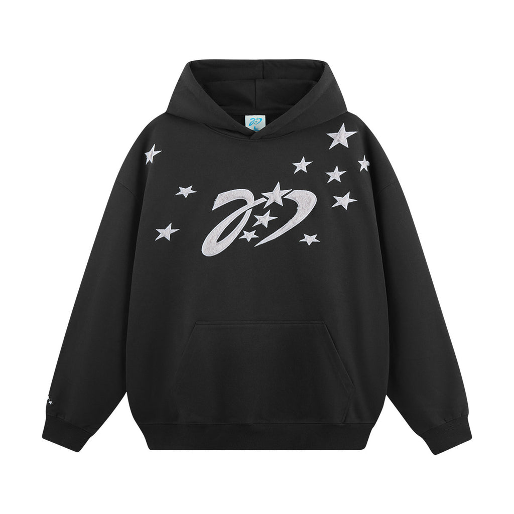Nartaliy Star Hoodies- Black