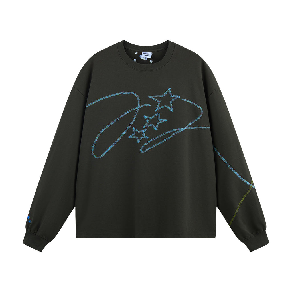 Nartaliy Star Sweatshirt - Black