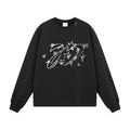 Nartaliy Crayon Fireworks Sweatshirt - Black