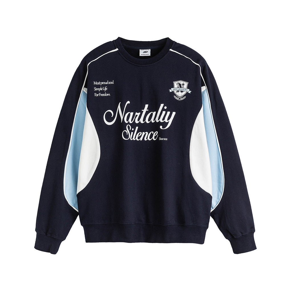 Nartaliy Silence Sweatshirt-Navy