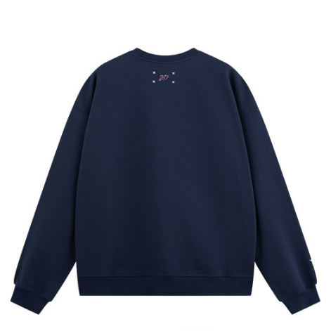 Nartaliy Flower Butterfly Sweatshirt - Navy