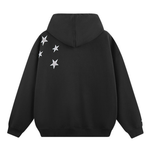 Nartaliy Star Hoodies- Black