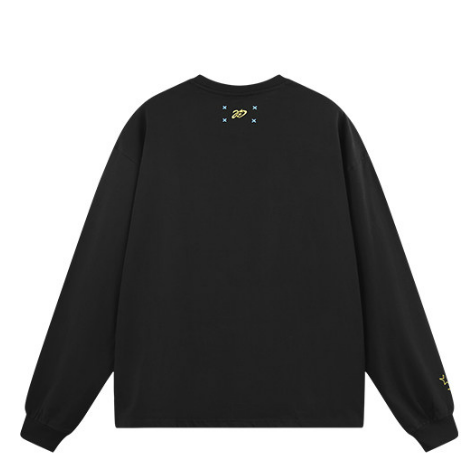 Nartaliy Crayon Fireworks Sweatshirt - Black