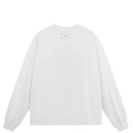Nartaliy Crayon Fireworks Sweatshirt - White